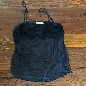 Chic Black Lace Cami Top